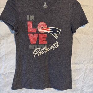 NFL Dark Heather Navy Logo Tee